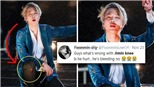 Dính chấn thương, Jimin BTS vẫn nén đau biểu diễn đến phút cuối cùng
