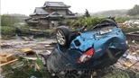 Động đất rung chuyển Tokyo Nhật Bản trong lúc siêu bão đổ bộ