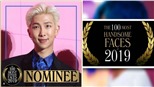 RM BTS được đề cử cho danh sách 100 khuôn mặt đẹp trai nhất thế giới 2019