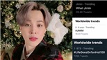 Jimin BTS lọt top trending toàn cầu sau hàng loạt kỷ lục trên Billboard