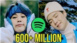 10 nghệ sĩ Kpop được stream nhiều nhất tháng 1 trên Spotify: BTS chiếm ngôi đầu