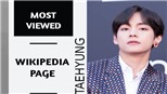 Tiểu sử V BTS được công chúng quan tâm nhất làng K-pop
