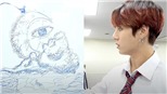 Đồng đội 'sốc' trước Jungkook BTS trổ tài 'họa sĩ'