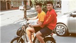 Tiến Dũng ôm eo Hoàng Thịnh cùng 'đua xe'