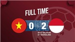 U15 Việt Nam 0-2 U15 Indonesia: Hàng thủ mắc sai lầm, U15 Việt Nam thua trận ra quân