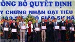 Tiêu chuẩn mới về chức danh Giáo sư, Phó Giáo sư