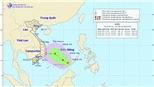 Thời tiết đêm 1 ngày 2/6: Áp thấp nhiệt đới trên khu vực Nam Biển Đông