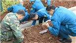Phát hiện hài cốt và vũ khí vật liệu nổ tại Di tích Đồi A1, Điện Biên