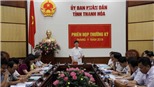 Thanh Hóa tập trung hoàn thành các chỉ tiêu phát triển kinh tế - xã hội năm 2018