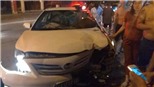Xe ô tô của cảnh sát giao thông va chạm với xe máy, một nạn nhân tử vong