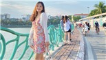 Hot girl U19 nữ Việt Nam rạng ngời ngày đầu đông