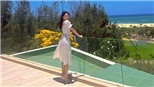 Người yêu TOP 10 hoa hậu của Văn Hậu khoe dáng ở biển