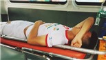 Tấn Tài lo lắng, buồn bã sau khi đạp gãy chân Văn Hào