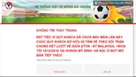 2500 vé online trận Việt Nam vs Malaysia hết vèo trong 1 phút mở bán