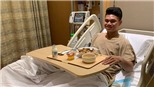 Từ Philippines, các tuyển thủ Việt Nam chúc mừng Xuân Mạnh sau ca phẫu thuật