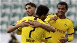 Jadon Sancho cân bằng thành tích với Messi, có thể bị khiển trách vì ăn mừng