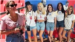 Tuyển Anh thắng trận ra quân, dàn WAGs khoe sắc trên khán đài EURO