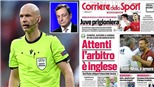 Ý vs Áo: Truyền thông Ý lo ngại về trọng tài Anthony Taylor