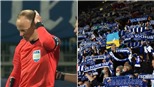 Trọng tài bị ném chai bia vào đầu ở Bundesliga