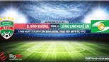 Trực tiếp bóng đá: Bình Dương vs SLNA (17h00 hôm nay). Soi kèo Bình Dương đấu với SLNA, V League 2019