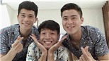 Tiến Dũng, Duy Mạnh và Đình Trọng 'tình tứ' chụp ảnh​​​​​​​