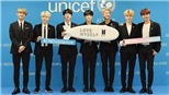 BTS là một trong hai thành tựu lớn nhất Hàn Quốc 60 năm qua, gây được quỹ khổng lồ cho UNICEF