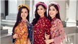 Hoa hậu Tiểu Vy cùng hai Á hậu Phương Nga, Thúy An đẹp rạng ngời khi sắp thành Nữ thần Nho