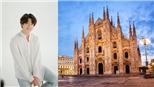 ARMY 'chơi lớn' Jungkook BTS tỏa sáng tại nhà thờ chánh tòa biểu tượng Italy