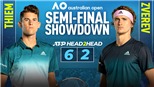 Trực tiếp Úc mở rộng, Thiem vs Zverev: Vé chung kết cho Hoàng tử đất nện?