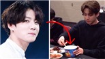 Fan thích thú vì cách ăn mỳ siêu 'thông thái' của Jungkook BTS