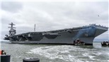 Tàu sân bay mới nhất của Mỹ mang USS Gerald R. Ford rời quân cảng