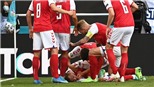 Video khoảnh khắc Eriksen đổ gục xuống sân bất tỉnh 