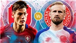 Đội hình thi đấu trận Séc vs Đan Mạch: Dolberg và Damsgaard 'đọ súng' với Schick