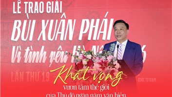 Giải thưởng "Bùi Xuân Phái - Vì tình yêu Hà Nội" năm 2026: Khát vọng vươn tầm thế giới của Thủ đô ngàn năm văn hiến